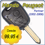 Llave con Mando Peugeot Partner